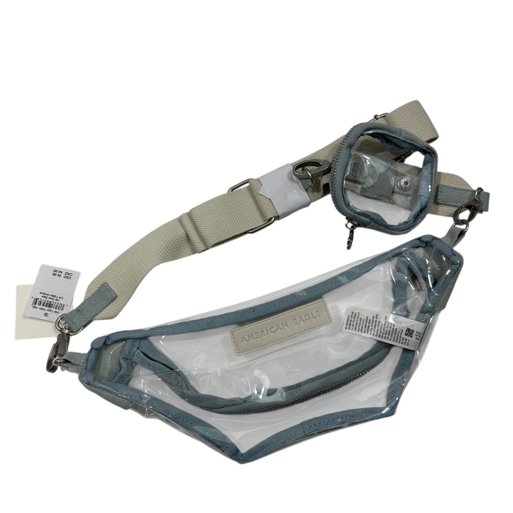 American Eagle Release Buckle Clear Fanny Pack - Stadium Bag Concert Event
